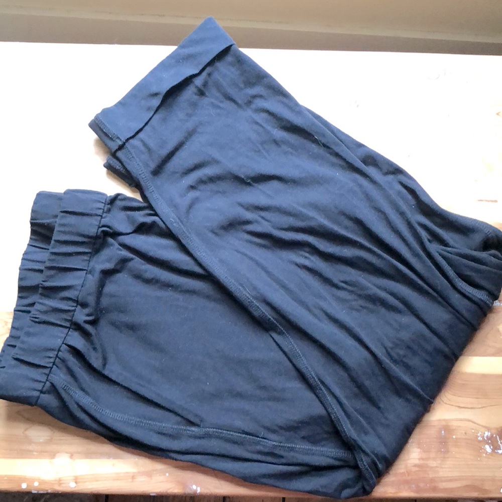 Jersey knit Eileen Fisher track pant.